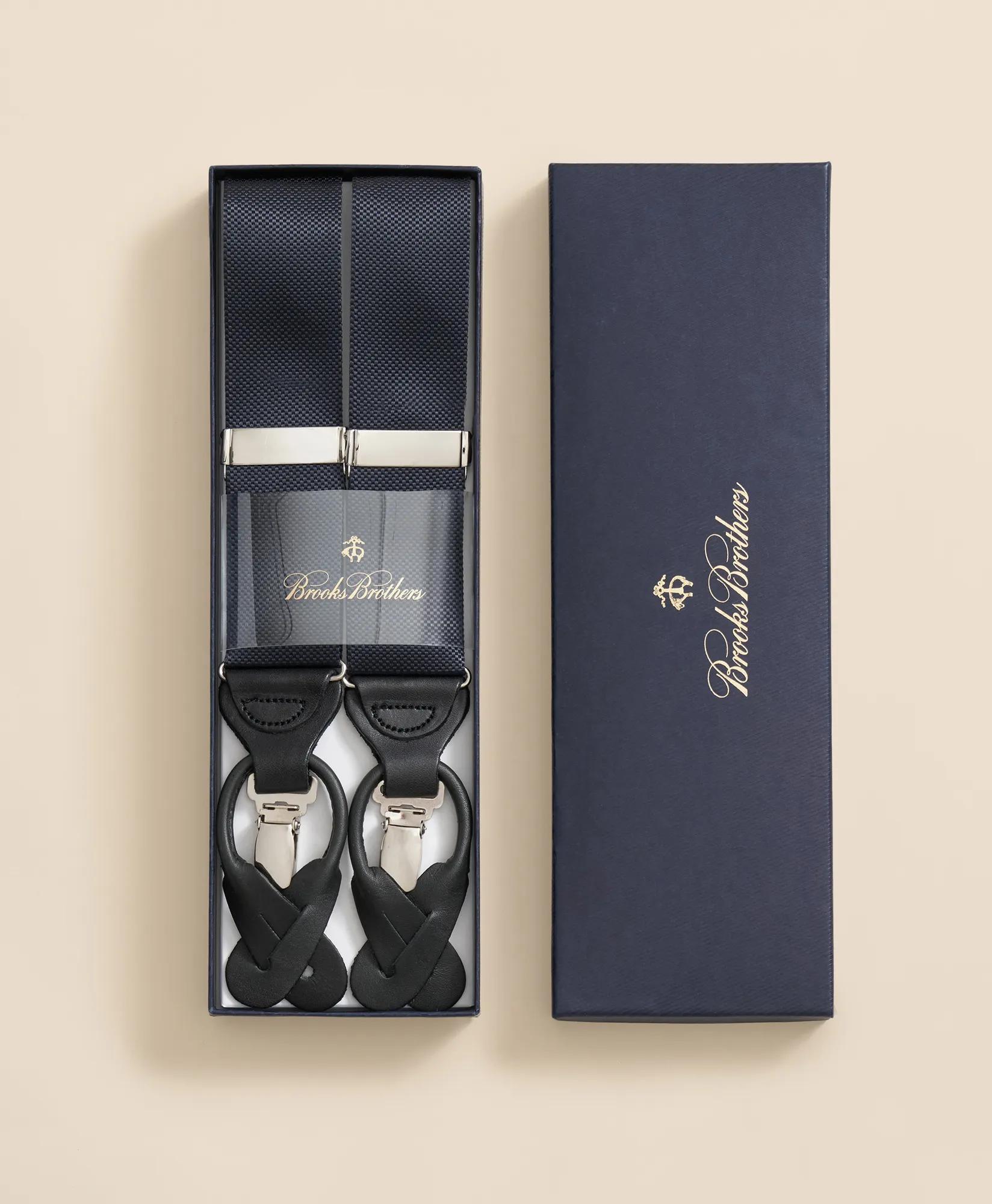Big & Tall Solid Pique Suspenders, image 1