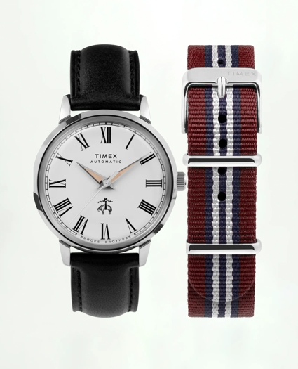 Brooks Brothers x Timex® Marlin Automatic, Silver-Tone, image 1