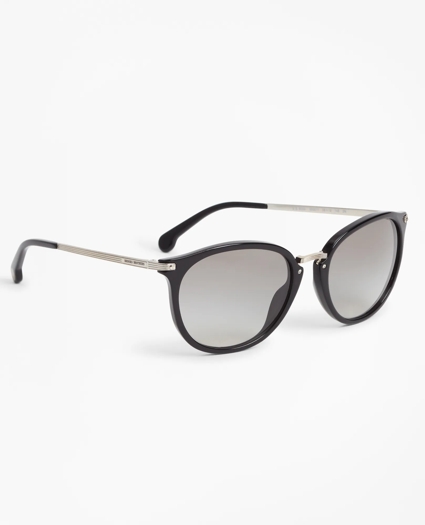 Black Classic Round Sunglasses, image 1