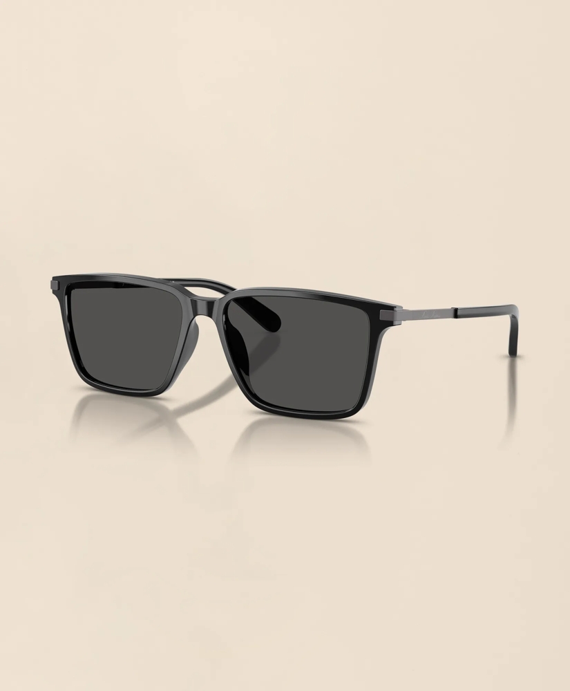 Slim Rectangular Frame Sunglasses, image 2