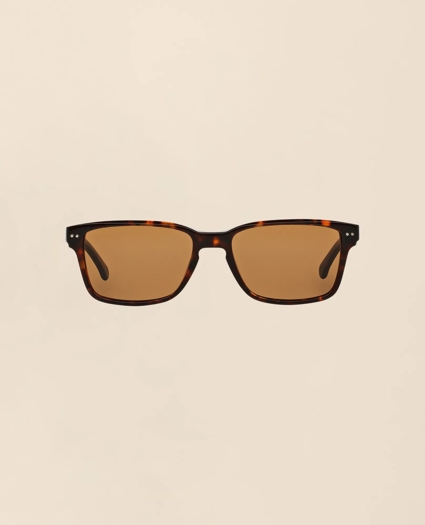 Tortoise Rectangular Frame Sunglasses, image 1