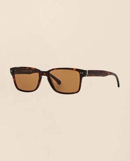 Tortoise Rectangular Frame Sunglasses, image 2