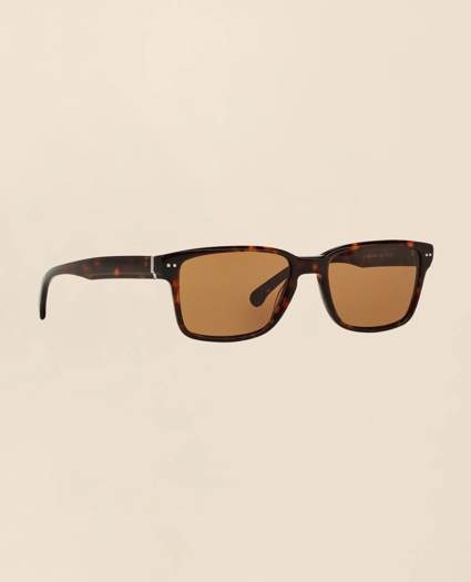 Tortoise Rectangular Frame Sunglasses, image 5