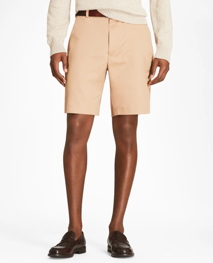9" Flat Front Stretch Advantage Chino® Shorts, image 1