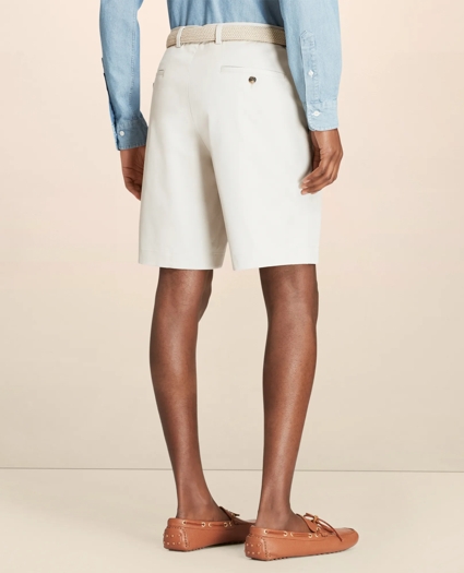 9" Flat Front Stretch Advantage Chino® Shorts, image 3