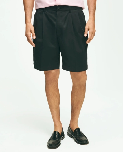 8" Pleat Front Stretch Advantage Chino® Shorts, image 1