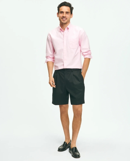 8" Pleat Front Stretch Advantage Chino® Shorts, image 2