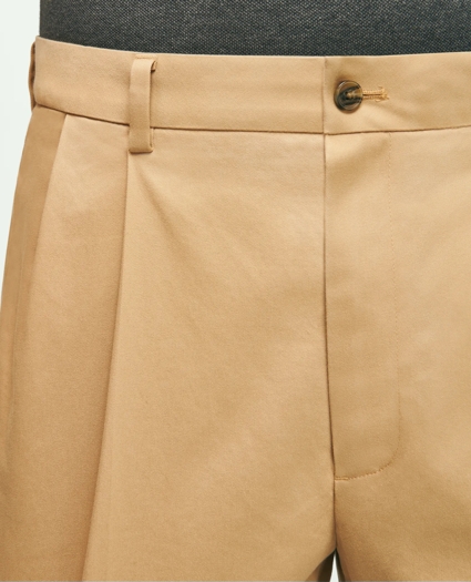 8" Pleat Front Stretch Advantage Chino® Shorts, image 2