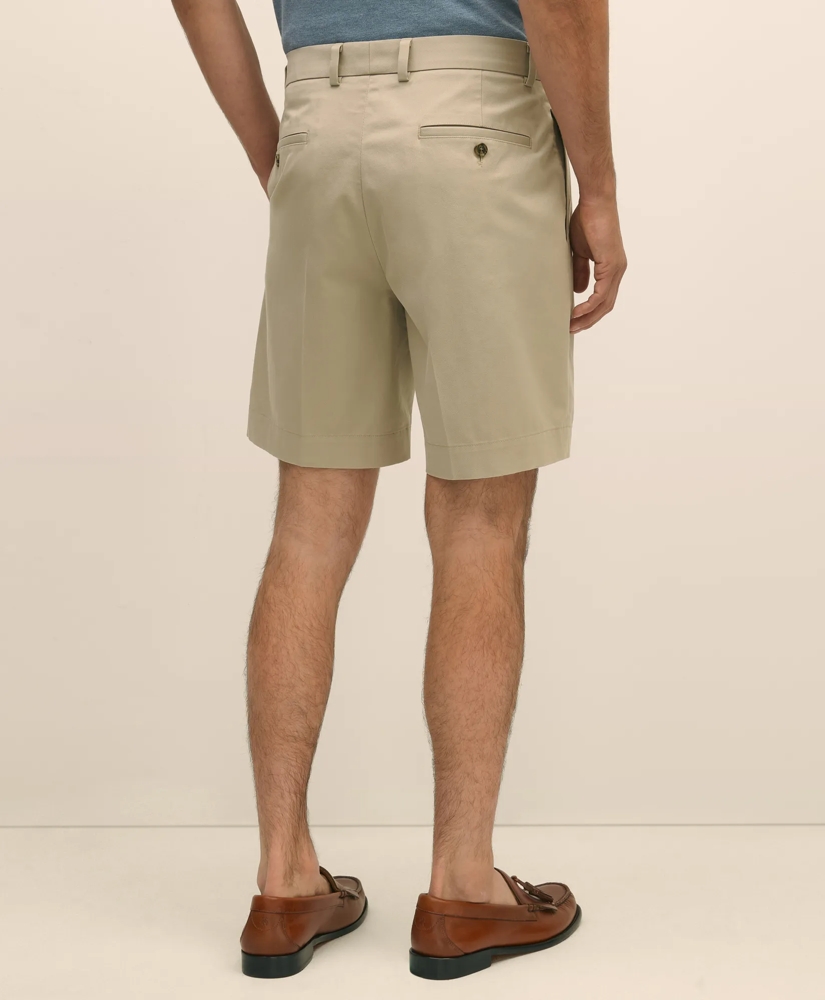 8" Pleat Front Stretch Advantage Chino® Shorts, image 3
