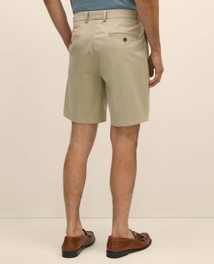 8" Pleat Front Stretch Advantage Chino® Shorts, image 3
