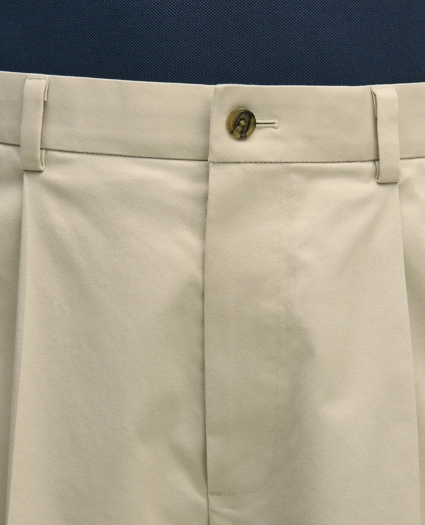 8" Pleat Front Stretch Advantage Chino® Shorts, image 3