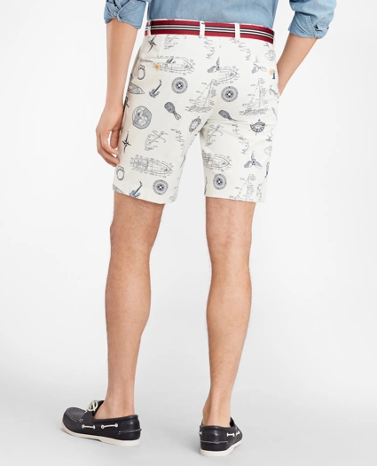 Nautical Print Shorts, image 3