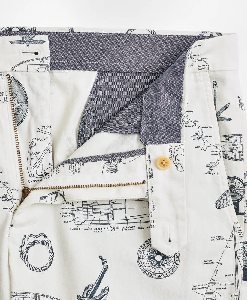 Nautical Print Shorts, image 4