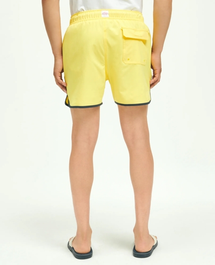 5" Stretch Montauk Solid Swim Trunks, image 2