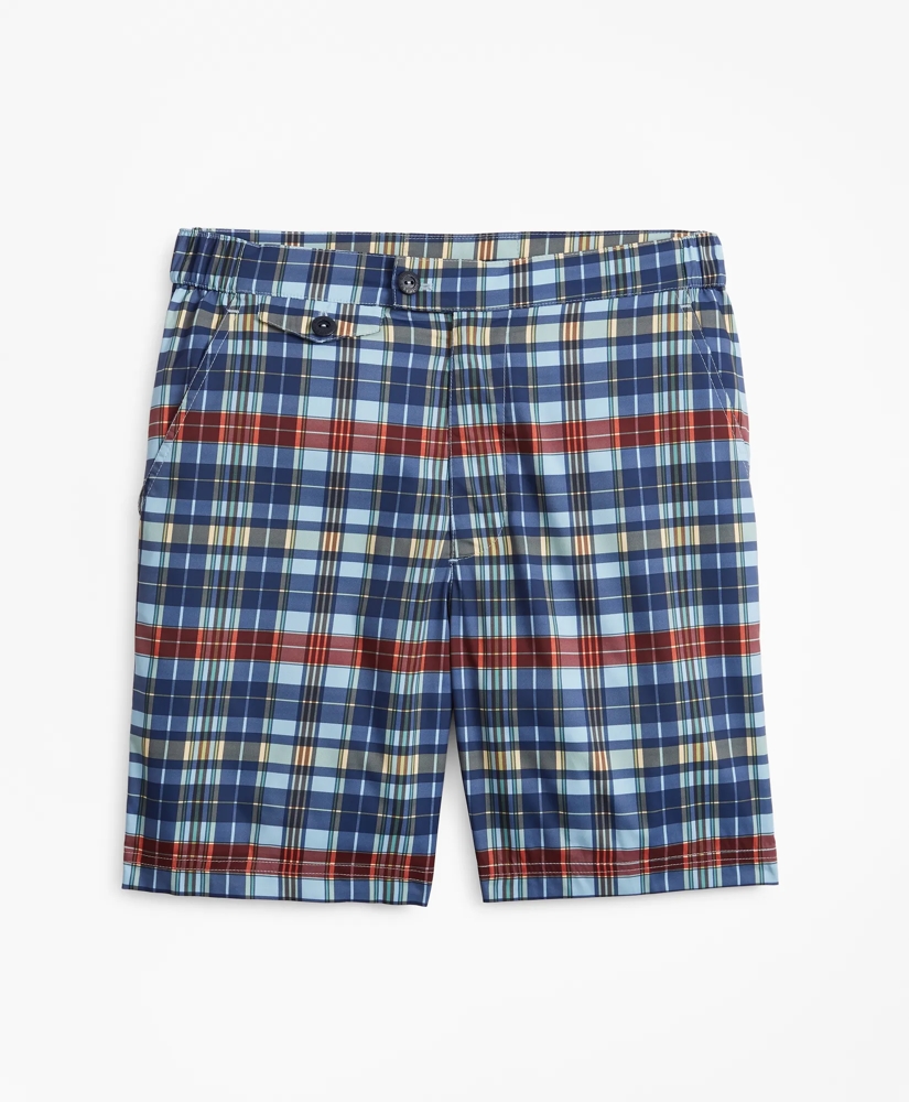 Newport 7" Plaid Swim Trunks, image 3