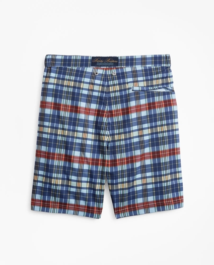 Newport 7" Plaid Swim Trunks, image 4