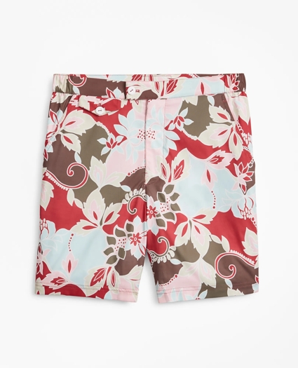 Newport 7" Floral Swim Trunks, image 4