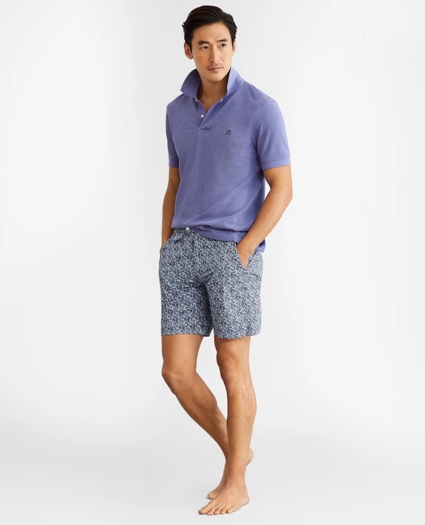 Newport 7" Floral Print Swim Trunks, image 3