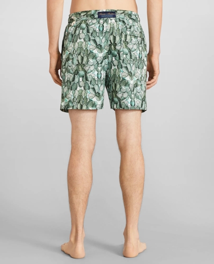 Montauk 6" Cactus Print Swim Trunks, image 4