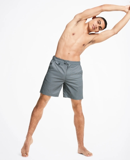 Newport 7" Geo Print Swim Trunks, image 4