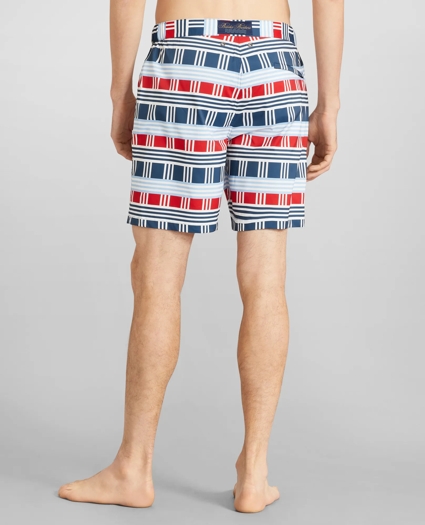 Newport 7" Multi-Stripe Swim Trunks, image 4