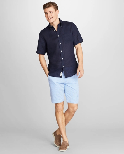 Stripe Seersucker Shorts, image 2