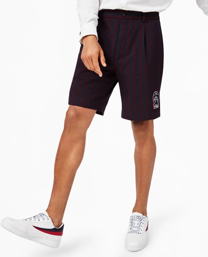 Brooks Brothers x FILA Striped Seersucker Newport Shorts, image 1