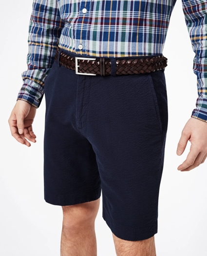 9" Seersucker Shorts, image 1