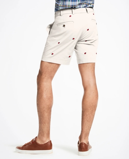 7" Ladybug Embroidered Shorts, image 3