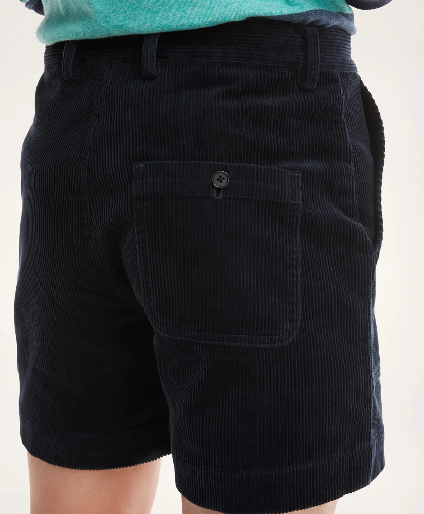 Stretch Cotton Wide Wale  Corduroy Shorts, image 3