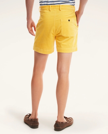 Stretch Cotton Wide Wale  Corduroy Shorts, image 2