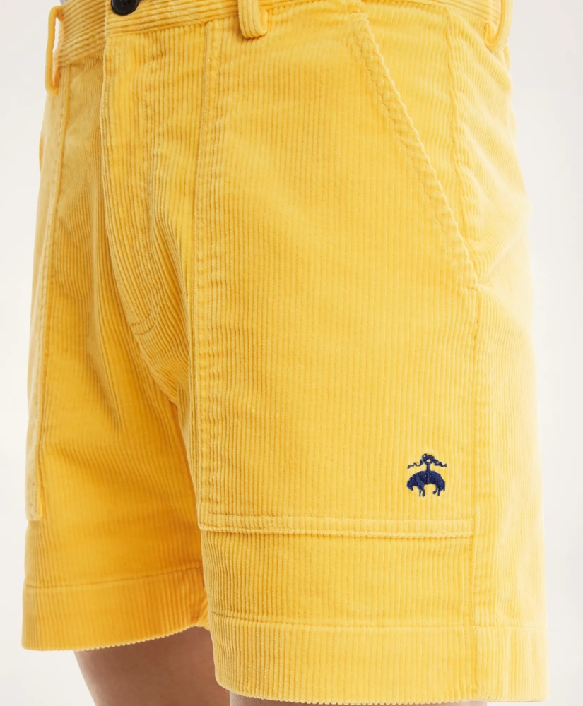 Stretch Cotton Wide Wale  Corduroy Shorts, image 3