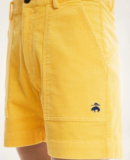 Stretch Cotton Wide Wale  Corduroy Shorts, image 3
