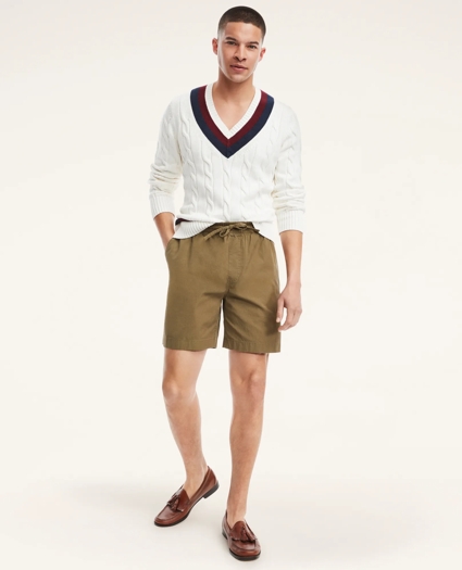 Stretch Cotton Ripstop Shorts, image 3