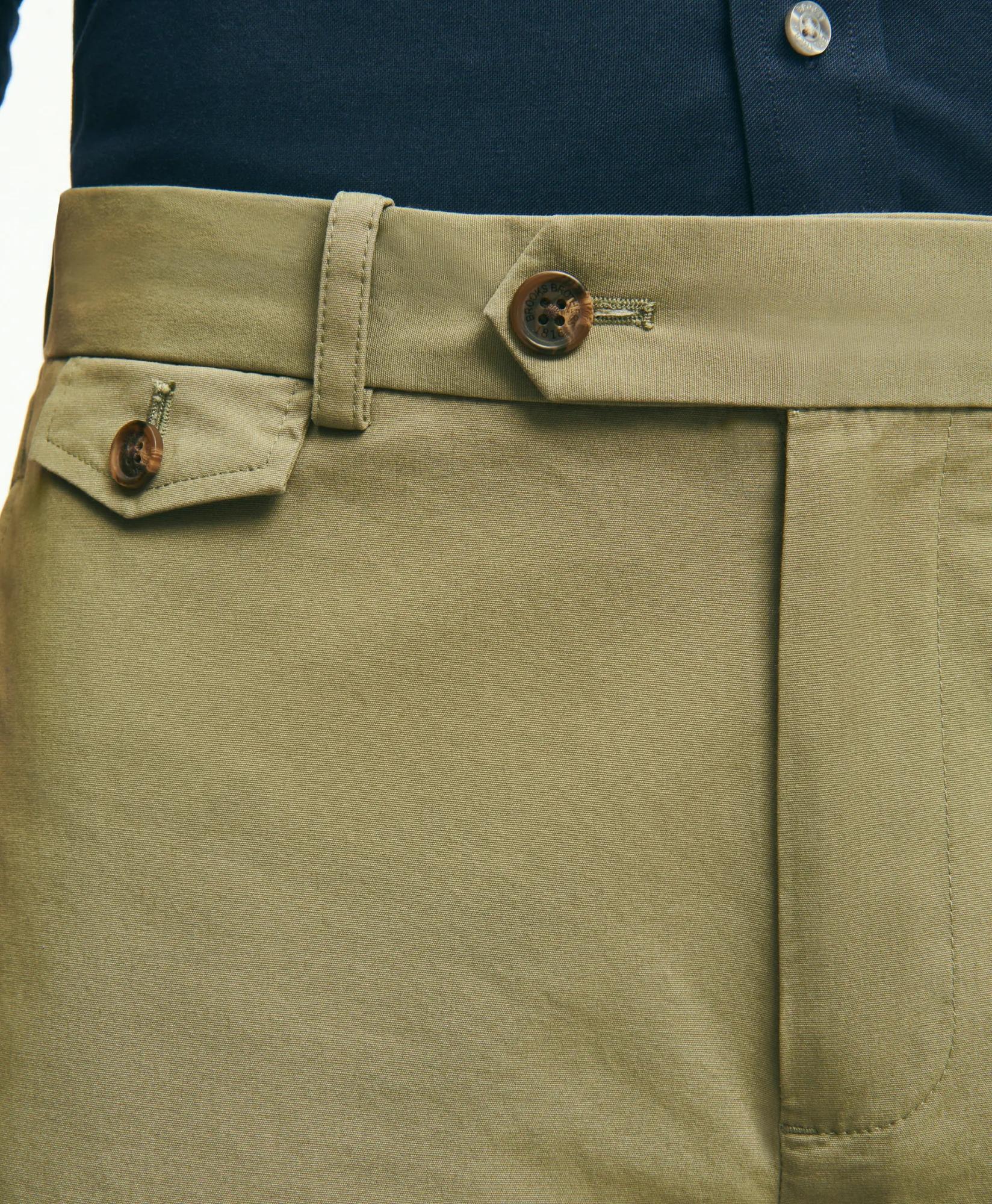 9" Canvas Poplin Shorts in Supima Cotton - Medium Green