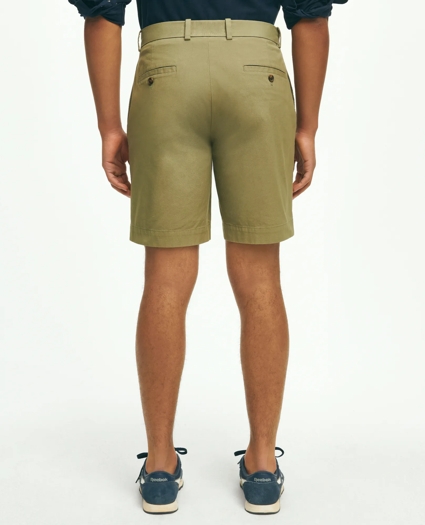 9" Canvas Poplin Shorts in Supima® Cotton, image 3
