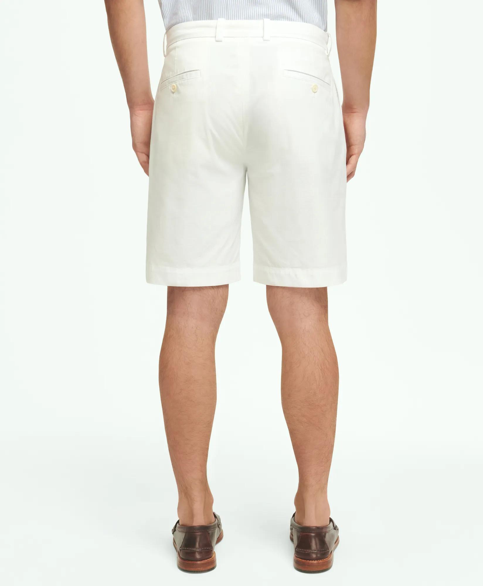 9" Canvas Poplin Shorts in Supima® Cotton, image 2