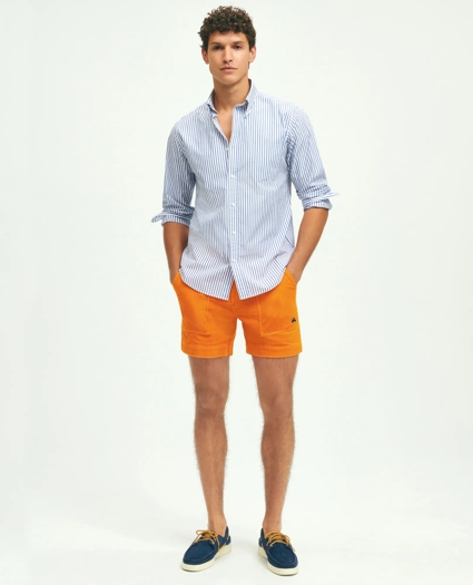 Stretch Cotton Wide-Wale Corduroy Shorts, image 2