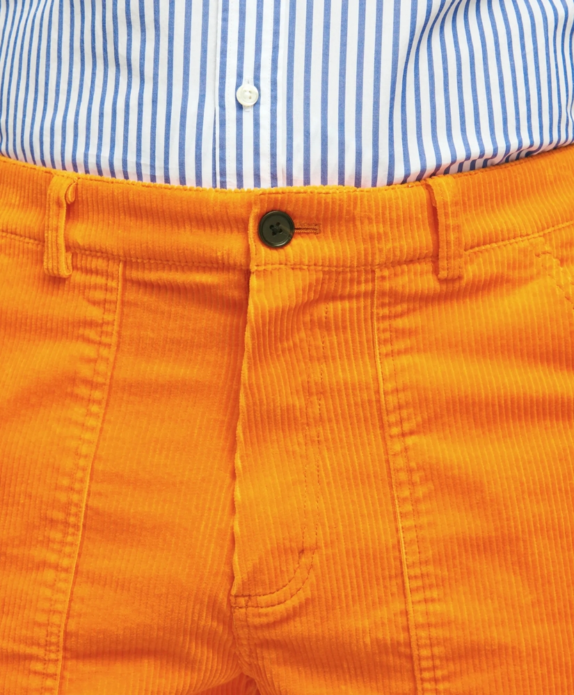 Stretch Cotton Wide-Wale Corduroy Shorts, image 4