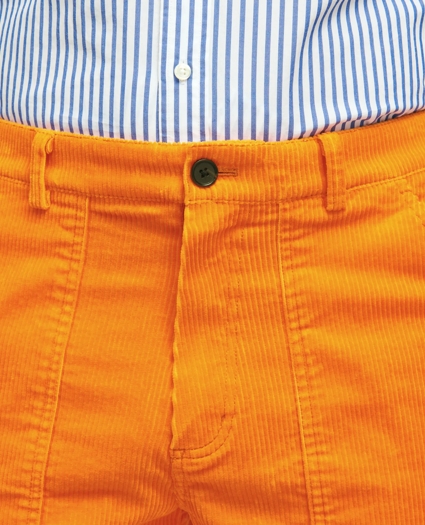 Stretch Cotton Wide-Wale Corduroy Shorts, image 4