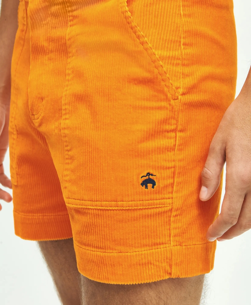 Stretch Cotton Wide-Wale Corduroy Shorts, image 3