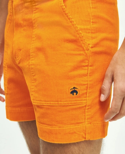 Stretch Cotton Wide-Wale Corduroy Shorts, image 3