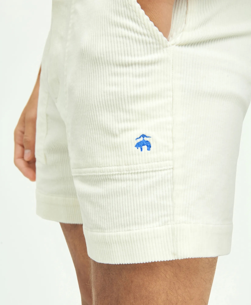 Stretch Cotton Wide-Wale Corduroy Shorts, image 3