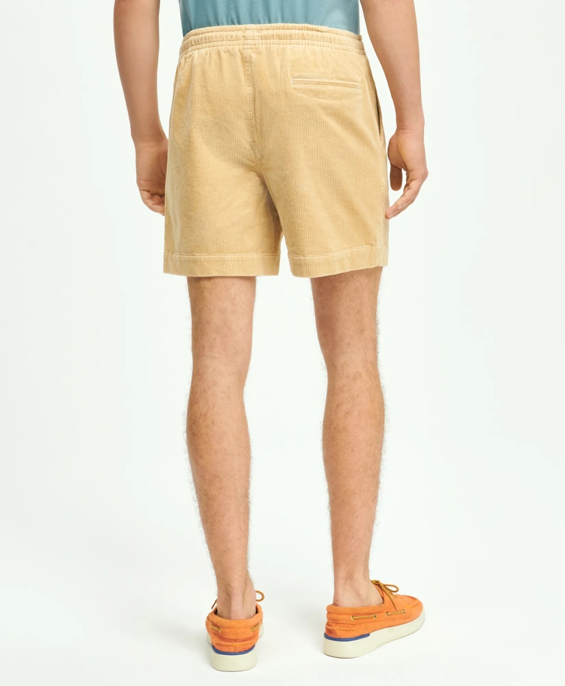 Stretch Cotton Drawstring Friday Corduroy Shorts, image 3