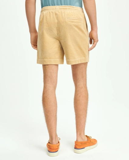 Stretch Cotton Drawstring Friday Corduroy Shorts, image 3