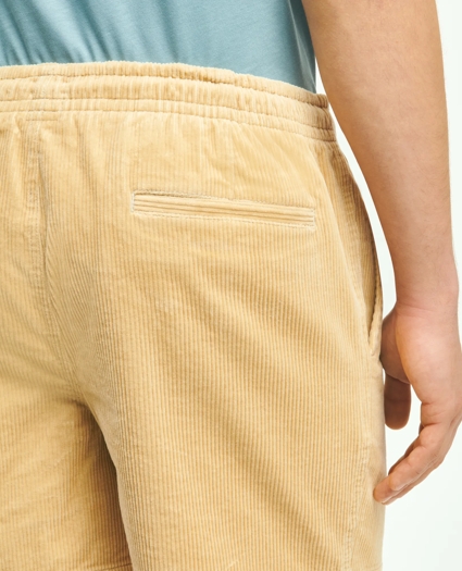Stretch Cotton Drawstring Friday Corduroy Shorts, image 4