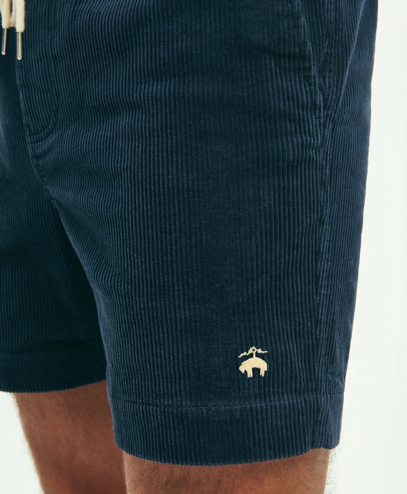 Stretch Cotton Drawstring Friday Corduroy Shorts, image 2