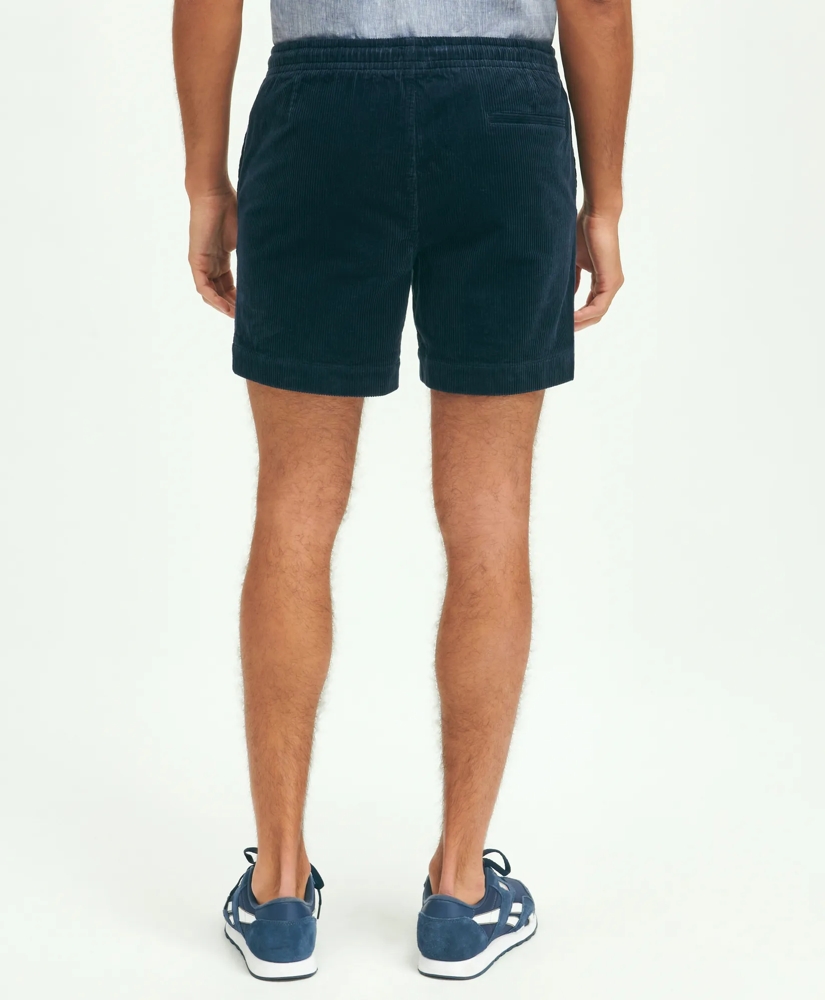 Stretch Cotton Drawstring Friday Corduroy Shorts, image 3