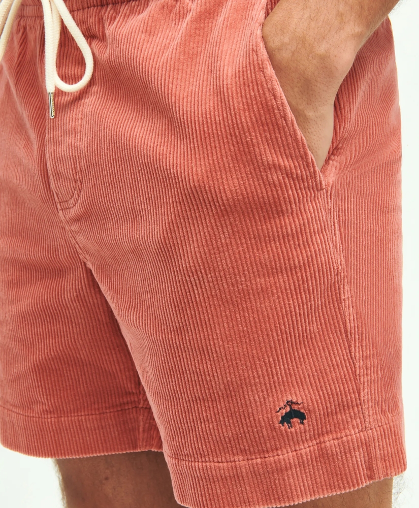 Stretch Cotton Drawstring Friday Corduroy Shorts, image 4