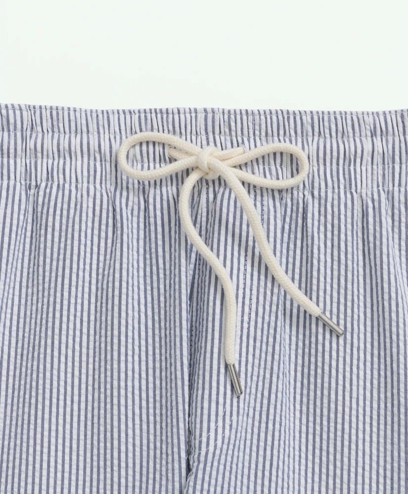 6" Stretch Cotton Seersucker Friday Shorts, image 6